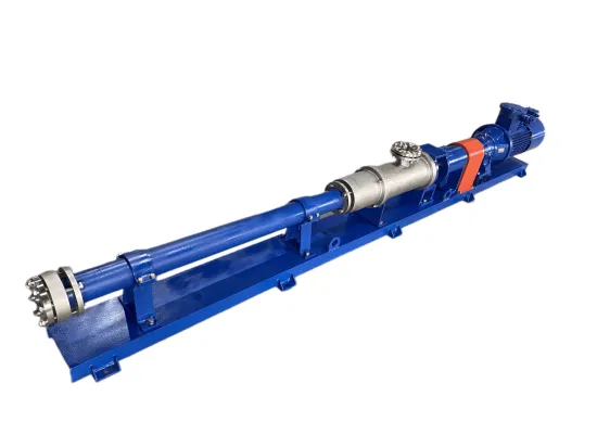 Delivered to Russia Special Materials ISO Single Screw Pumps